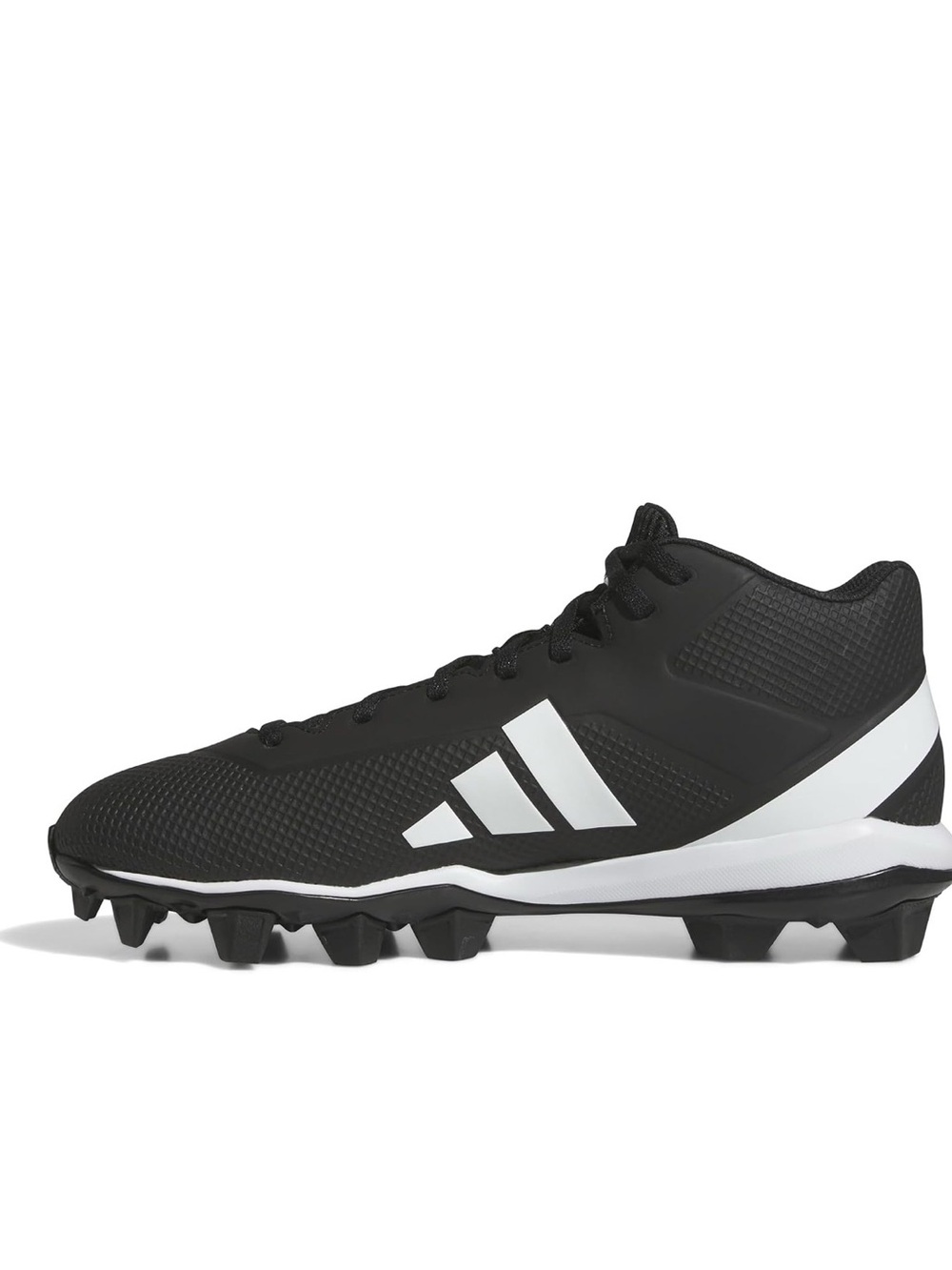 adidas Black and White Men's American Football Cleats